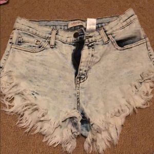 High waisted shorts